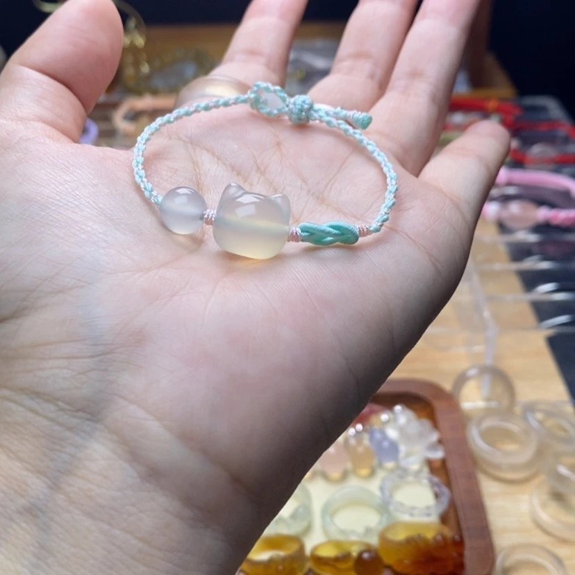【闪购商品】玛瑙/玉髓戒指未镶嵌高***?