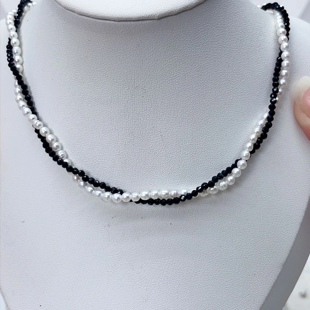 银S925镶嵌颈饰海水珍珠