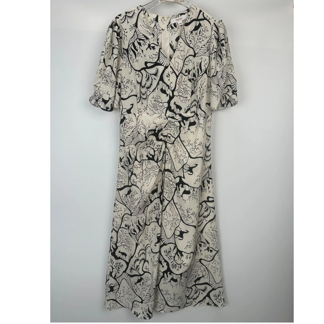 25n春夏碎花气质时尚潮流印花碎花气质时尚休闲女士连衣裙-4012