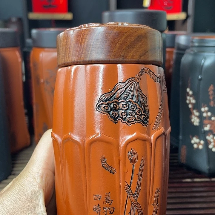 钟***飞紫砂茶杯宜兴紫砂茶具