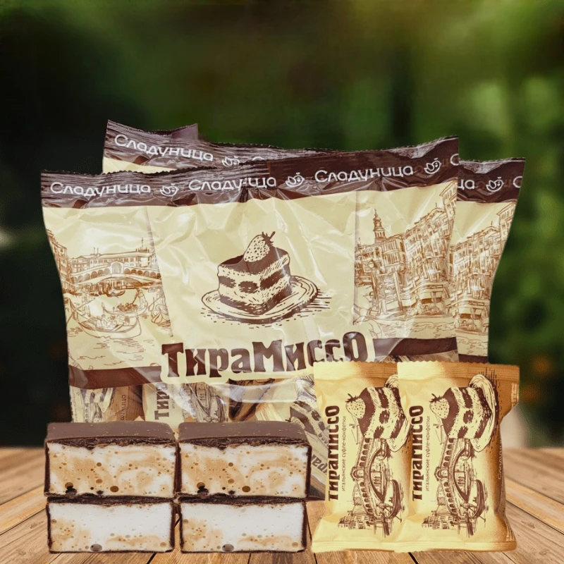 则成俄罗斯进口俄宝多牌提拉米苏巧克力味糖果500g