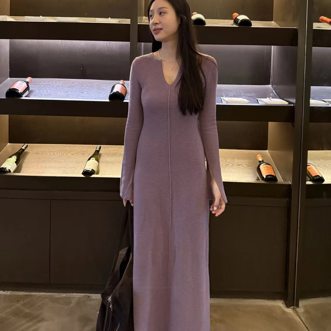 宸渡秋冬新款《韩系高级百搭连衣裙》