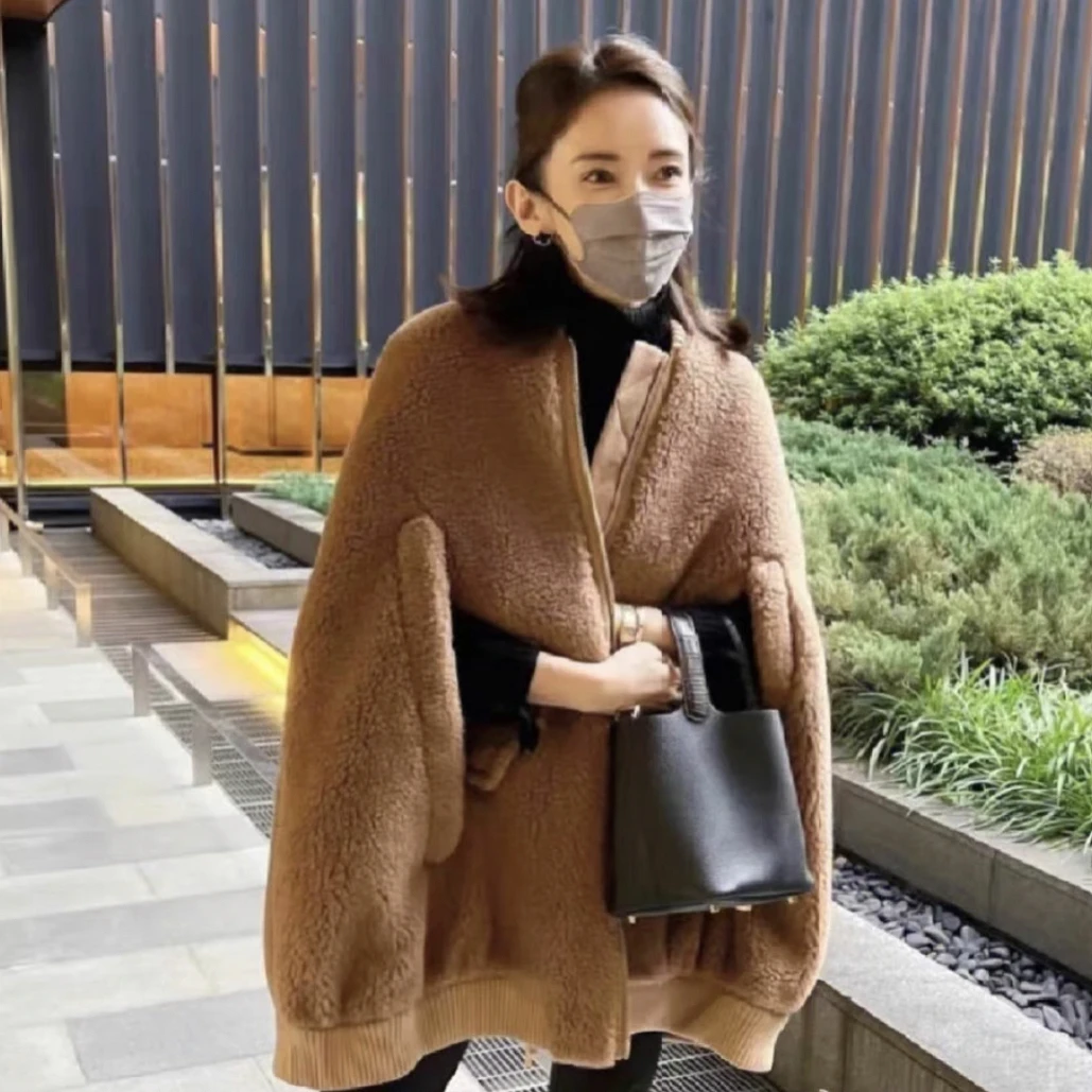 99新 MaxMara 泰迪斗篷外套/M码/A03943