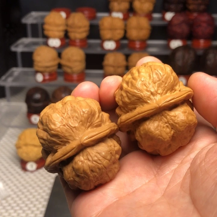 心***风把件文玩核桃118金蟾疙瘩包
