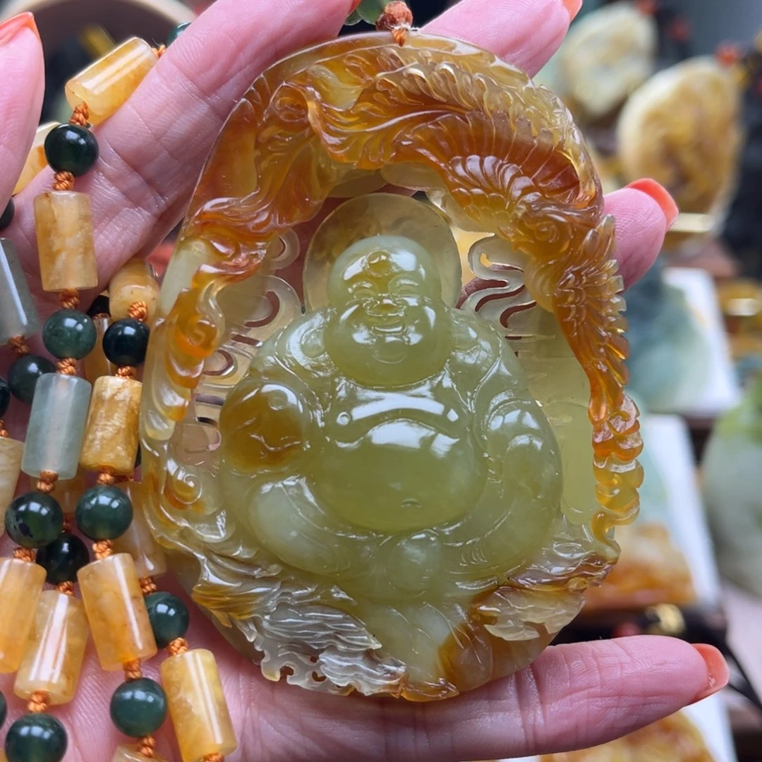 冰***缘未镶嵌岫玉挂件挂件