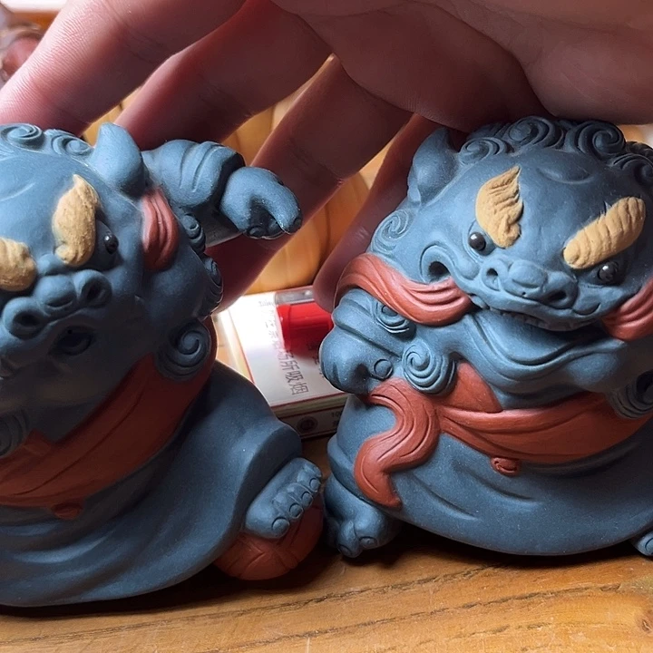 胖***威紫砂茶宠紫砂喜事连连