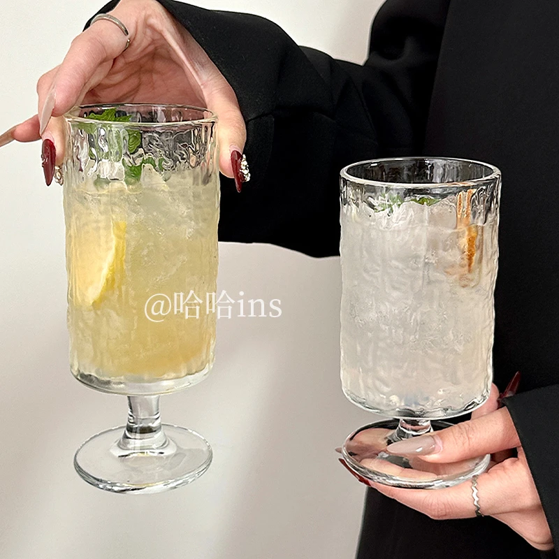 高颜值鸡尾酒杯家用杯子高脚杯玻璃专用水杯果汁杯ins冷饮杯女士