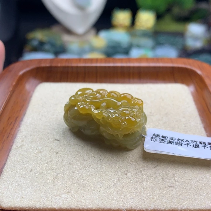 翡翠未镶嵌颈饰貔貅6