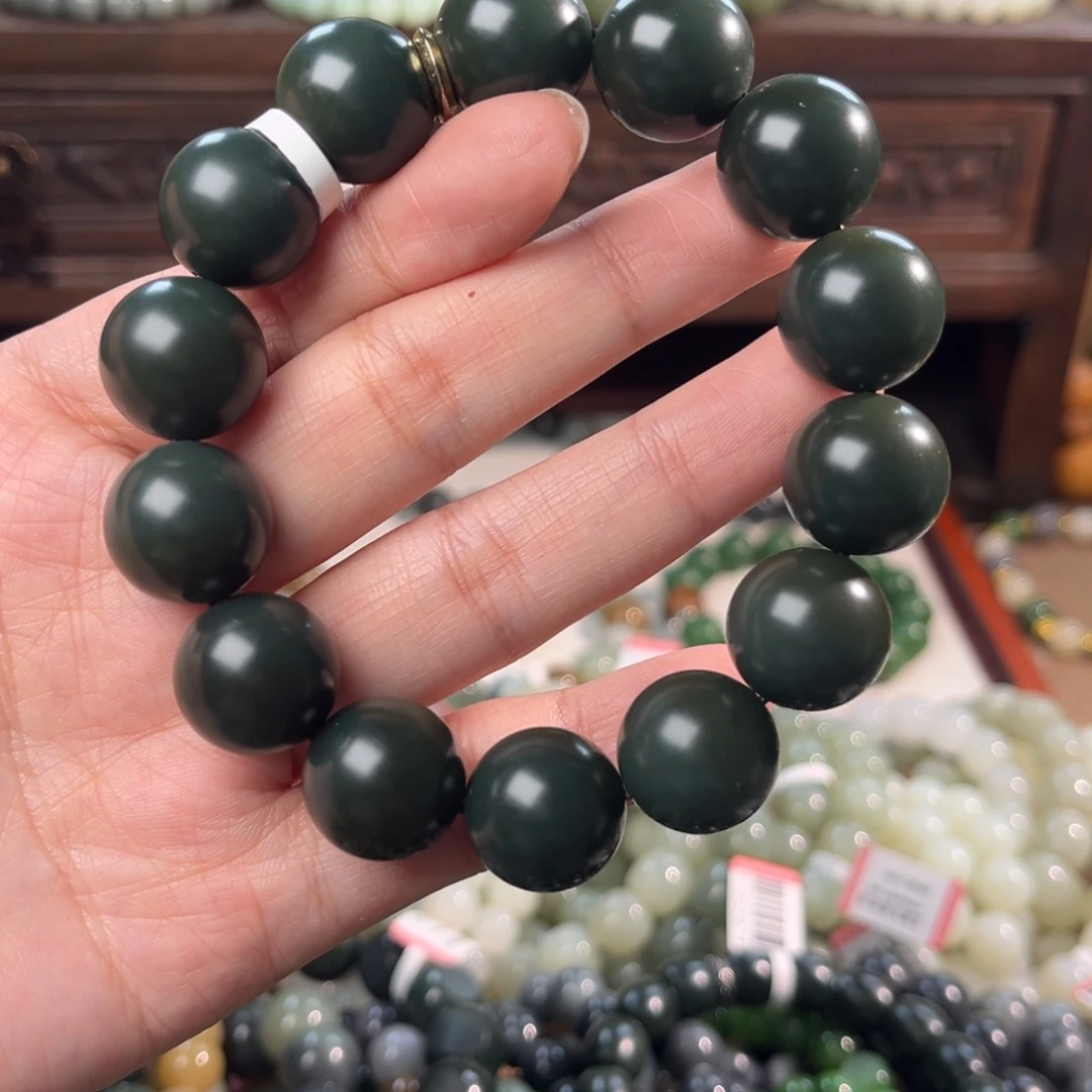 和田玉未镶嵌手链