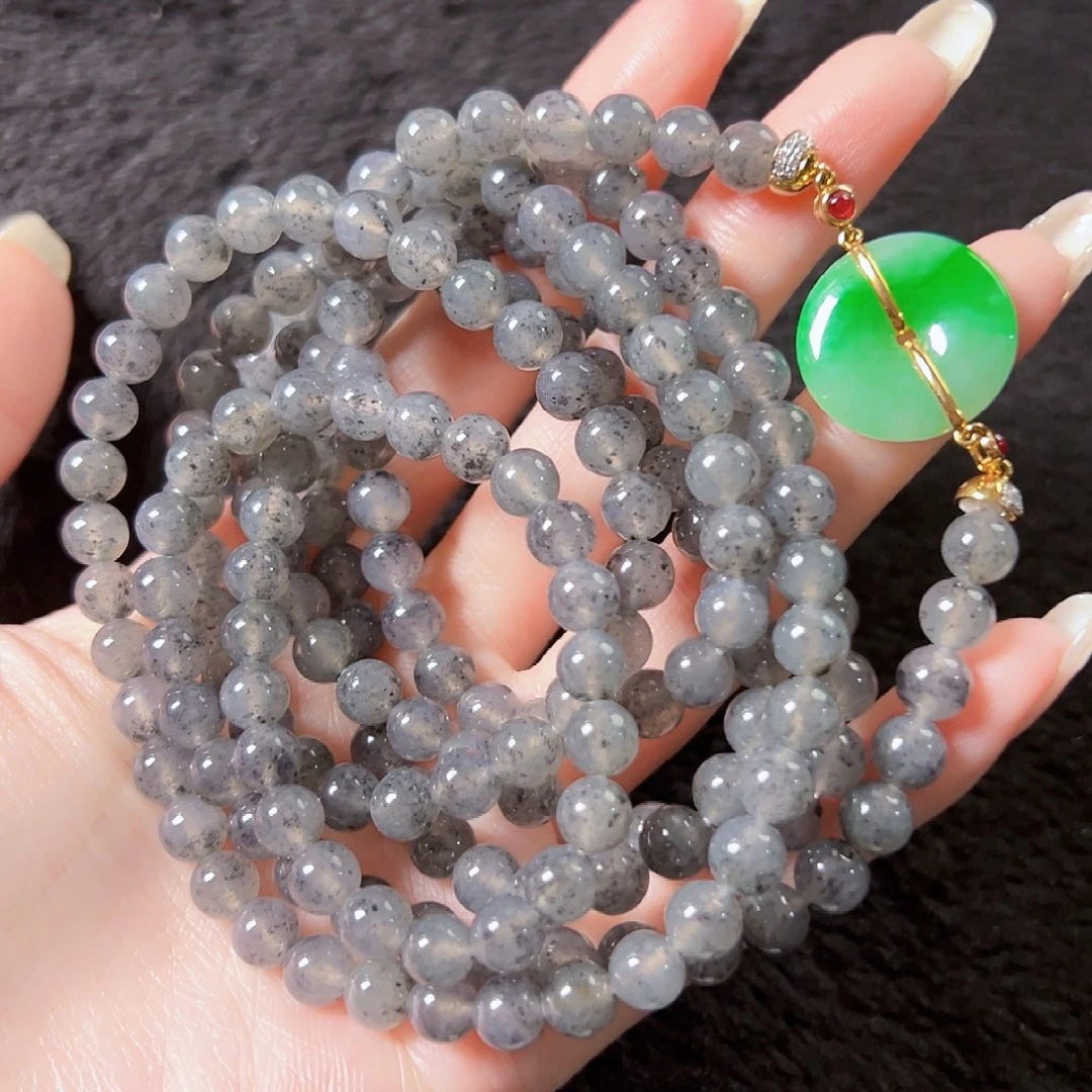 翡翠未镶嵌颈饰签收后24小时鉴赏期，过时不退