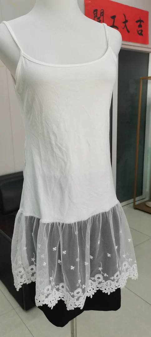 蕾丝花边绝美设计感小众女性外穿内搭叠穿吊带背心