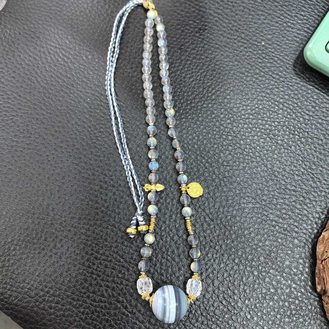 小青|手工设计缠丝玛瑙项链多样性发一0569Q