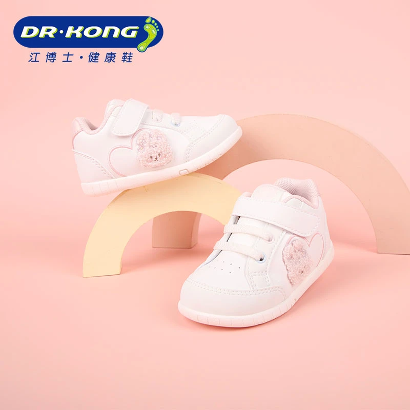 Dr.Kong/江博士童鞋秋季女宝宝一段轻便防滑软底步前鞋B1301651