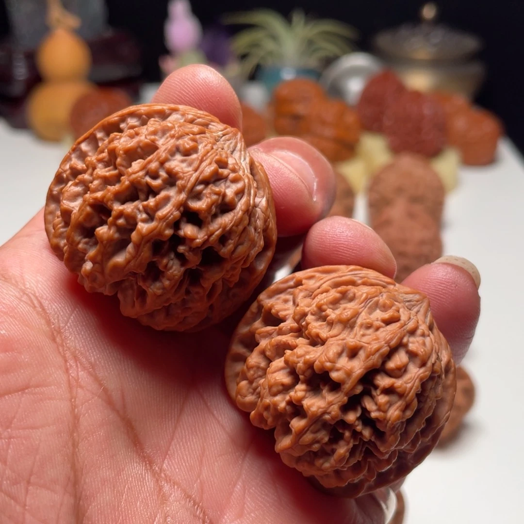 吊坠文玩核桃百花山