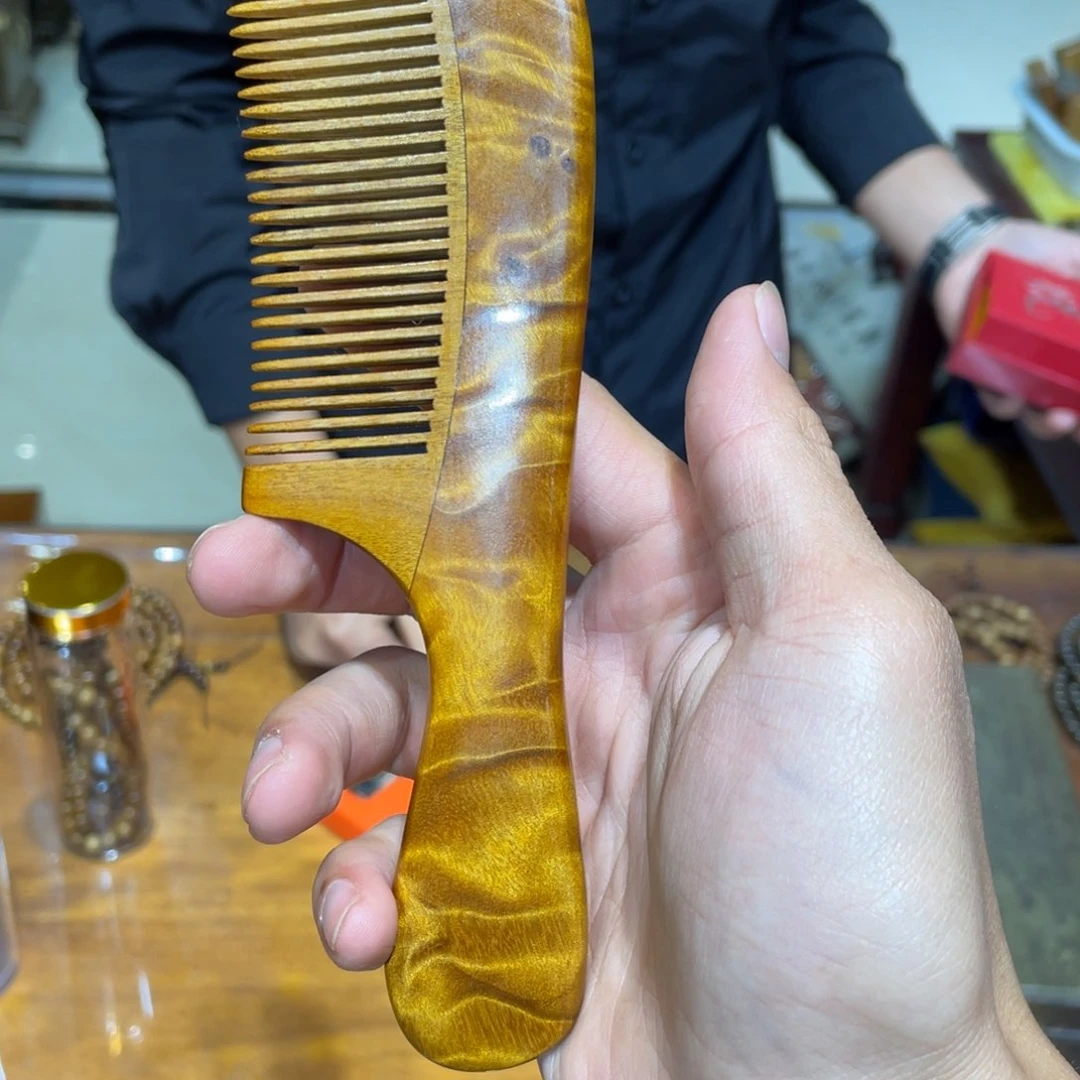金丝楠觀**魚金丝楠美人梳