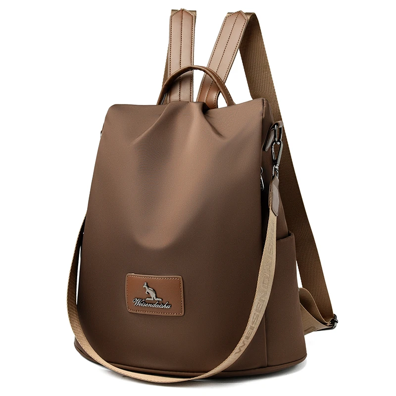 多功能双肩包简约背包防盗包包女时尚休闲百搭2025新款百搭旅行包