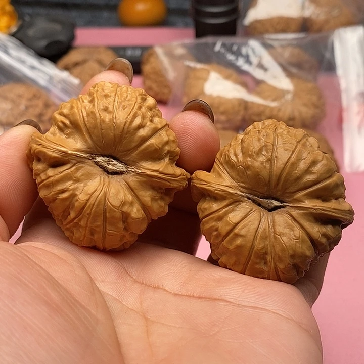 文玩核桃把件全品南瓜墩44.5