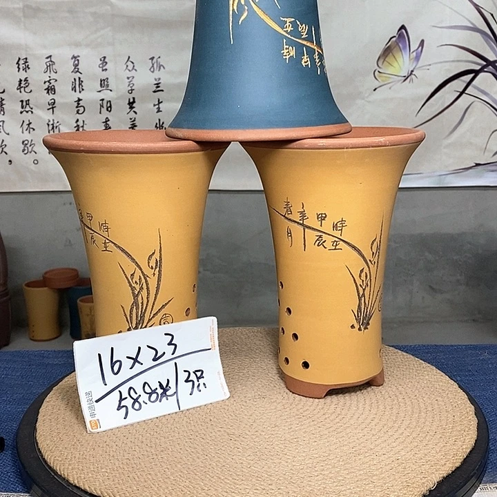 紫砂花盆紫砂花盆