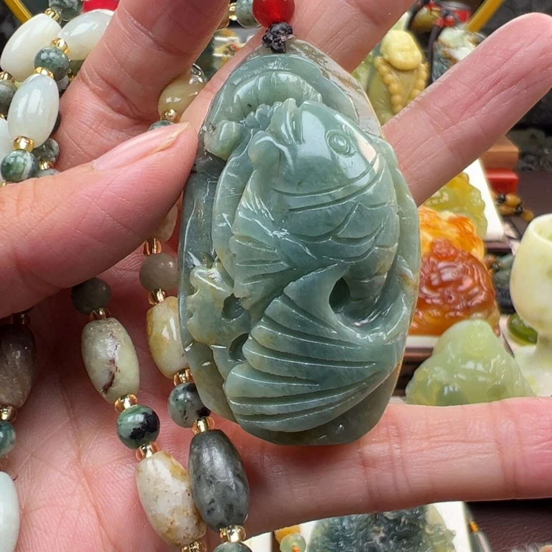 岫玉未镶嵌挂件挂件