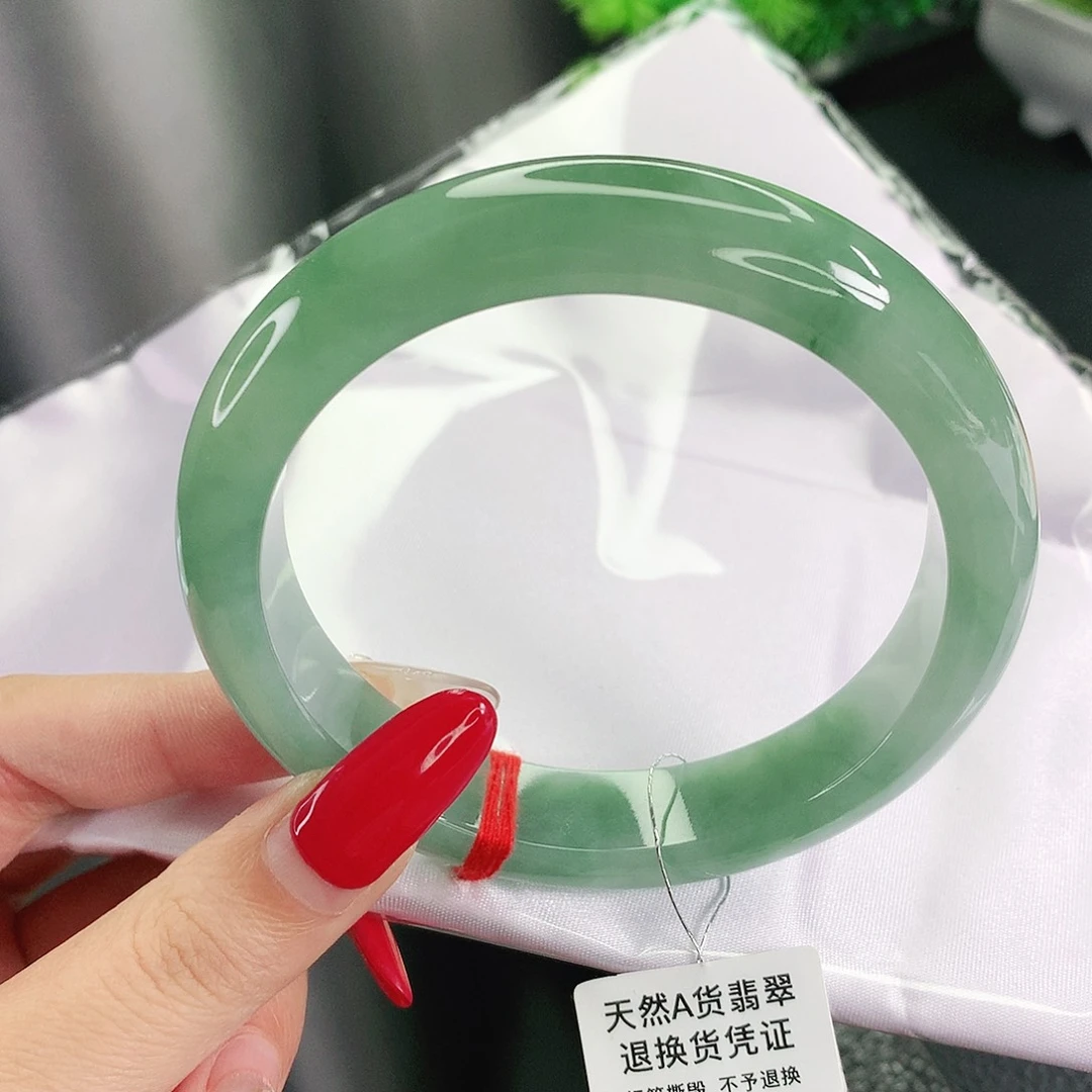 未镶嵌手镯翡翠62圈