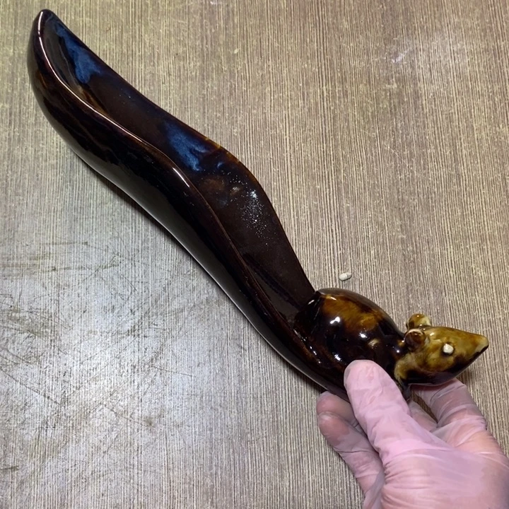 瓷片七厂窑变老鼠香插