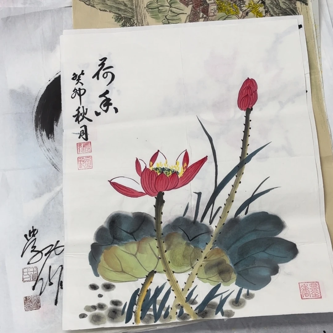 国画国画老师作品刘