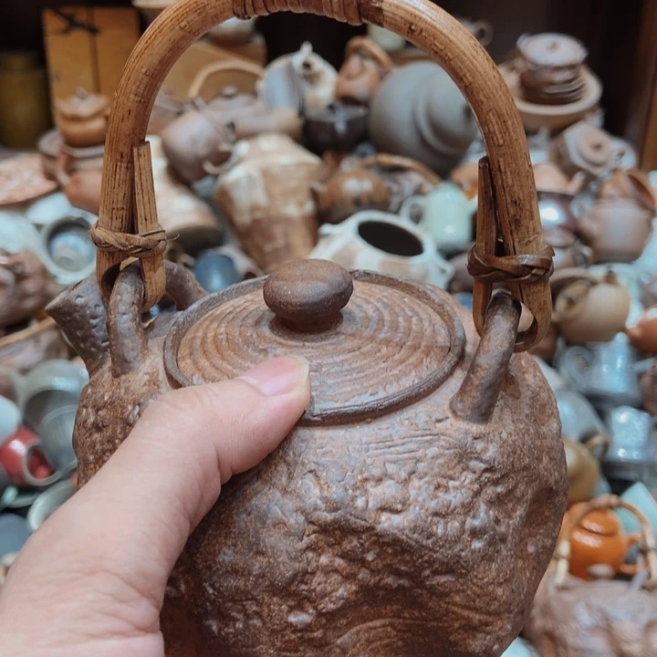 柴烧老岩泥高端茶器