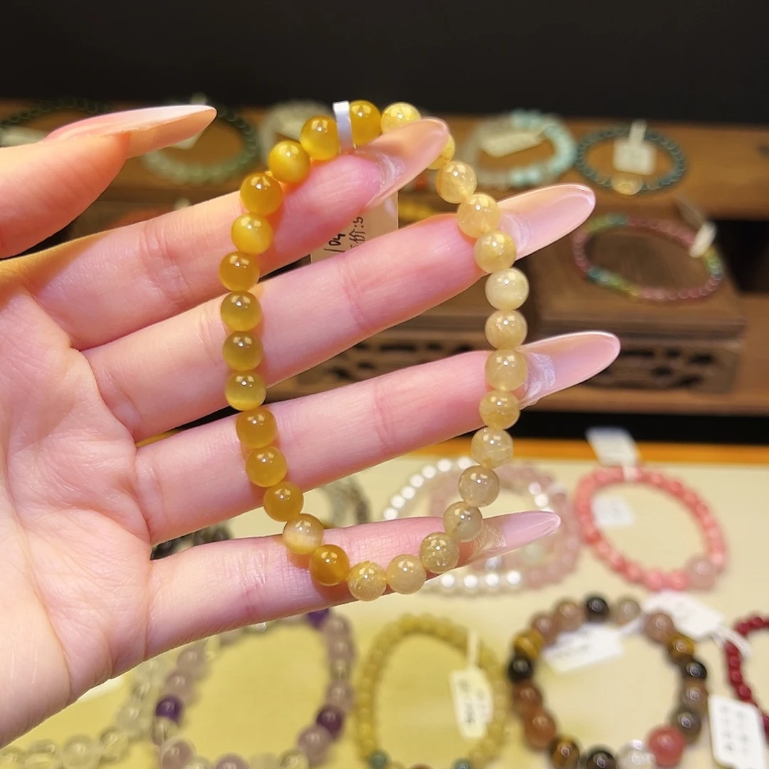 水晶手串银S925镀金镶嵌金虎10401款式款式款式