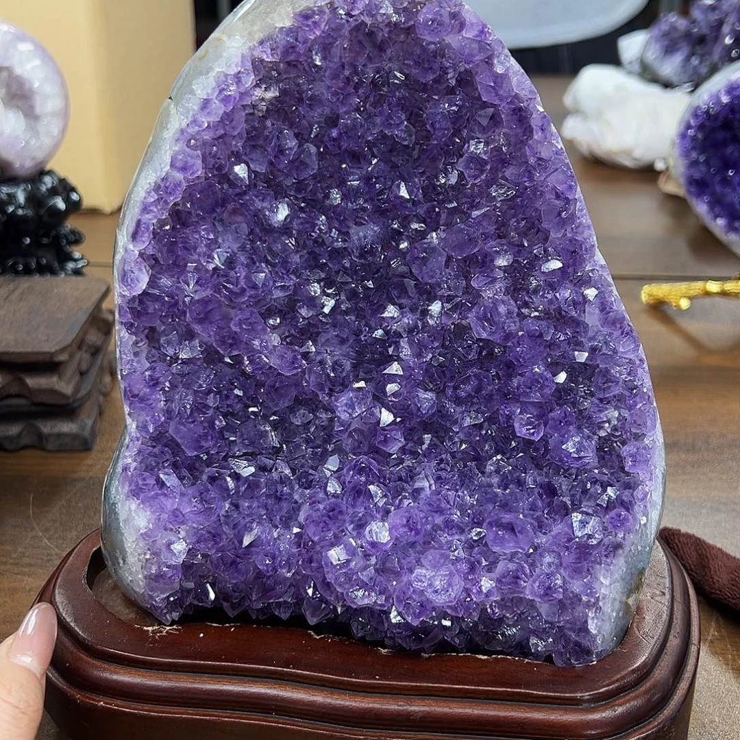 紫晶摆件未镶嵌晶体