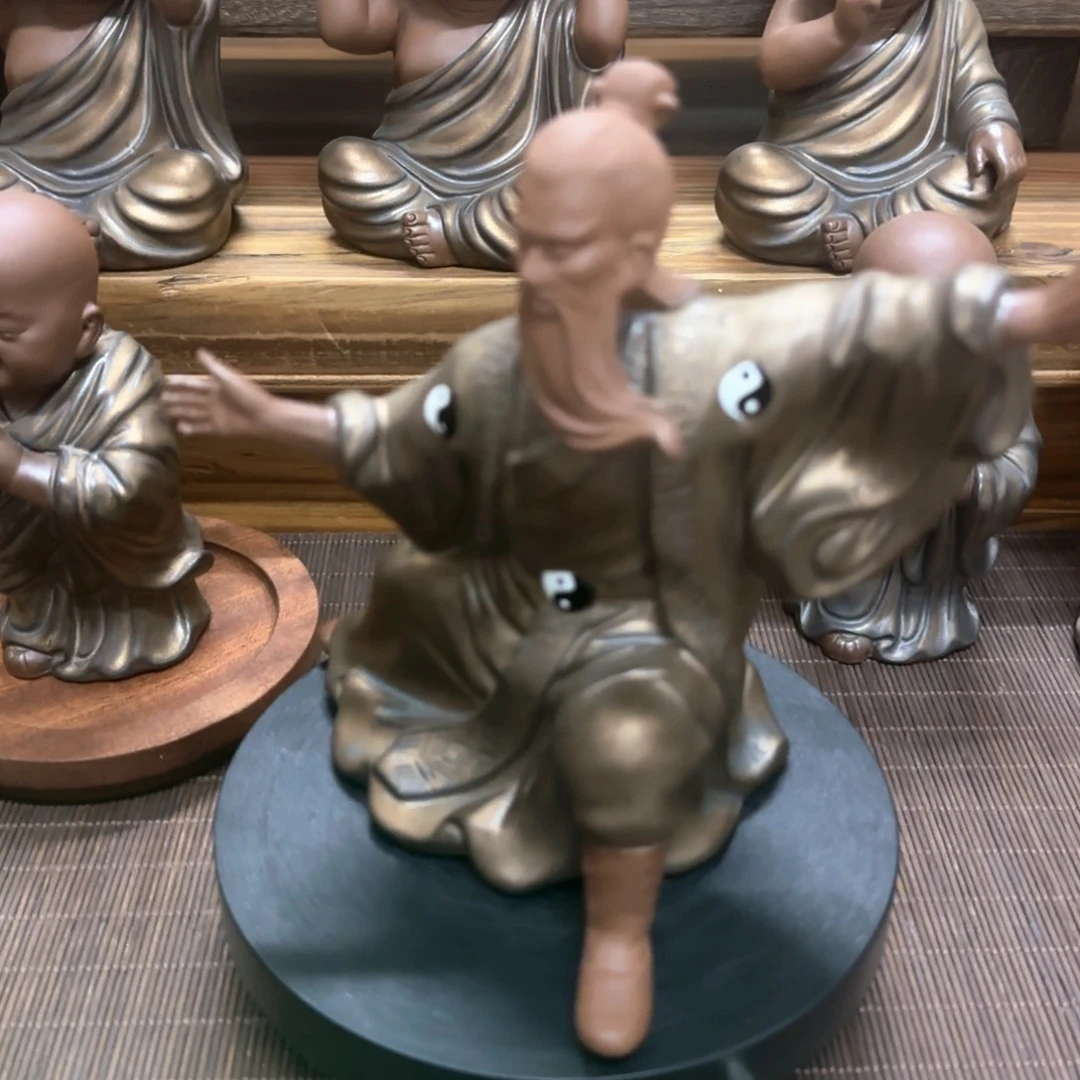 陶瓷陶瓷紫砂张三丰摆件