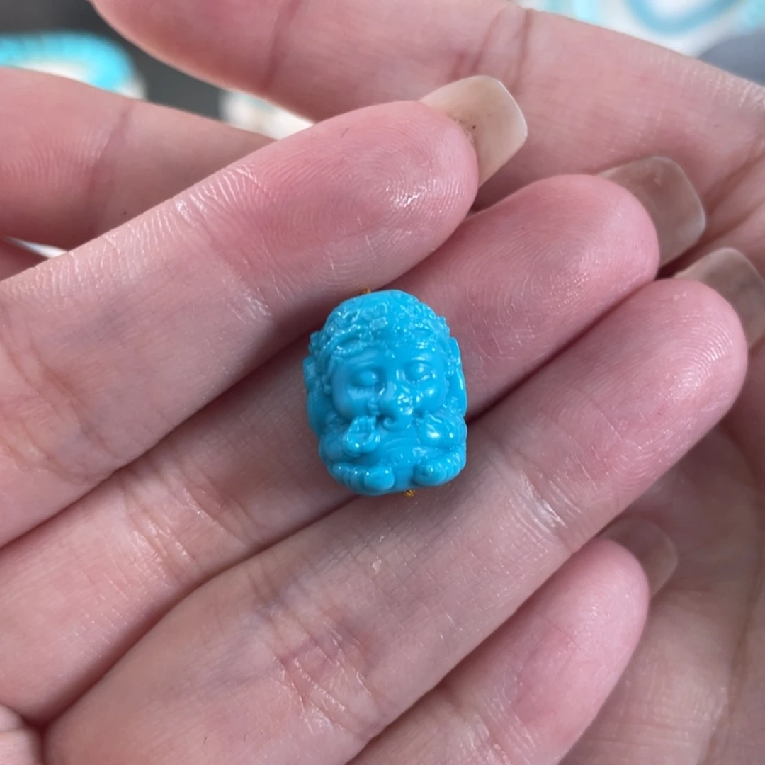 未镶嵌绿松石套链
