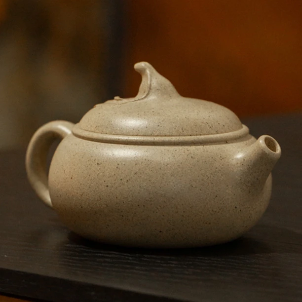 【陶研专属】 铁画轩 福禄 四号井特纯本绿 130cc 紫砂壶