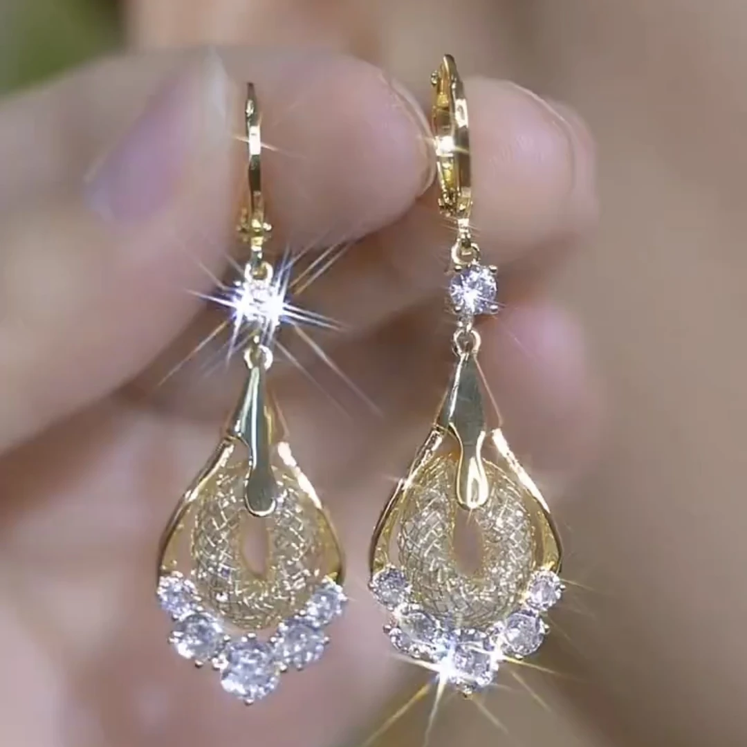 铜合金耳饰 【气质女神】时尚气质百搭耳环