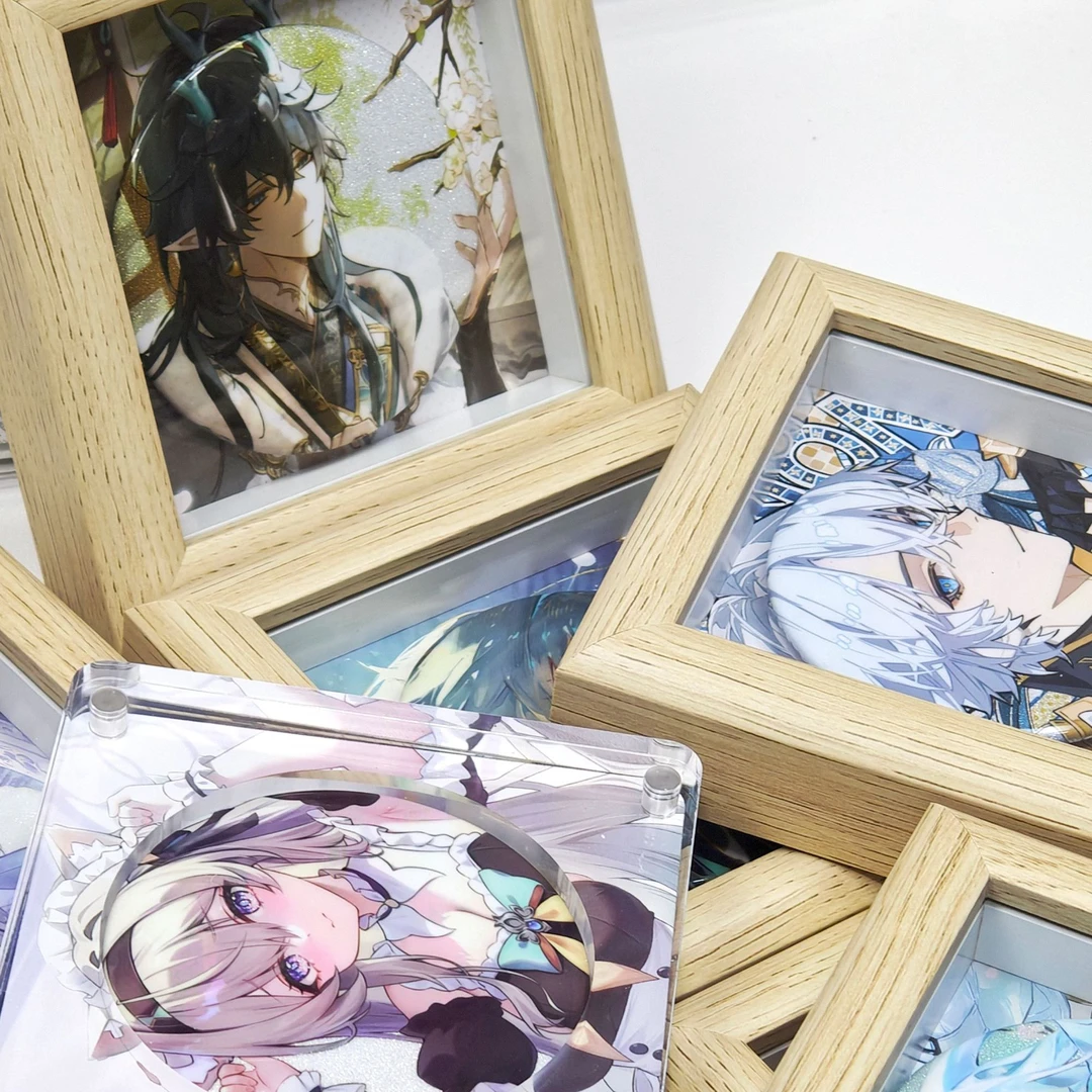 【盲盒】原神崩铁相框吧唧二次元二创动漫潮玩周边摆件