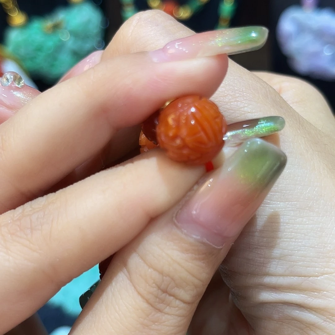 夜***星翡翠散珠带编织鸿运当头