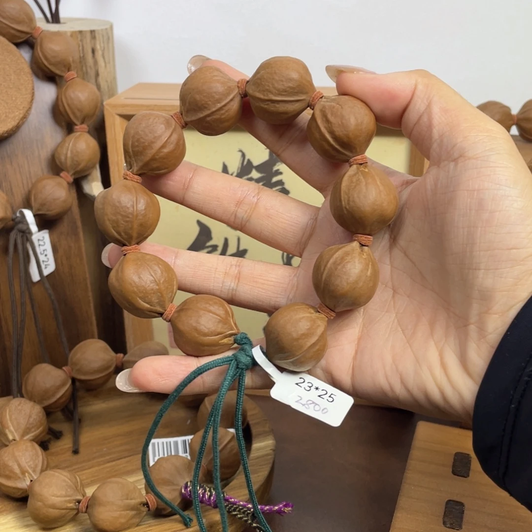 无***看橄榄核手串/手链23*25梅林铁核