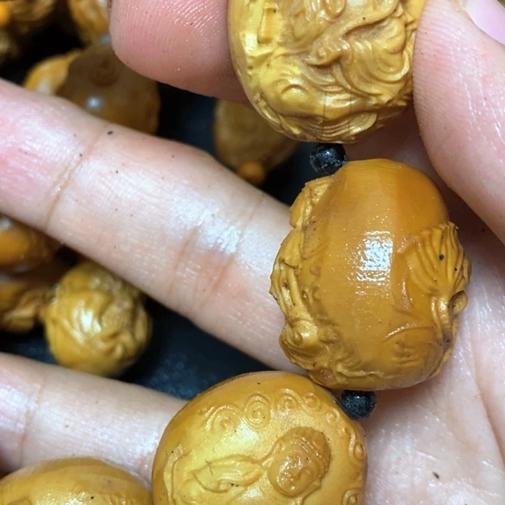 长***江手串/手链橄榄核橄榄微瑕观音