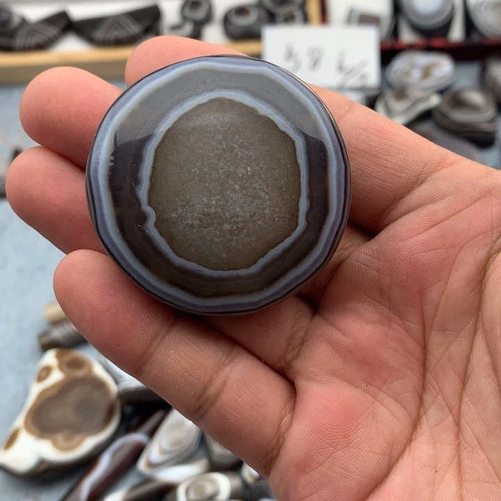 1***8玛瑙/玉髓合金颈饰