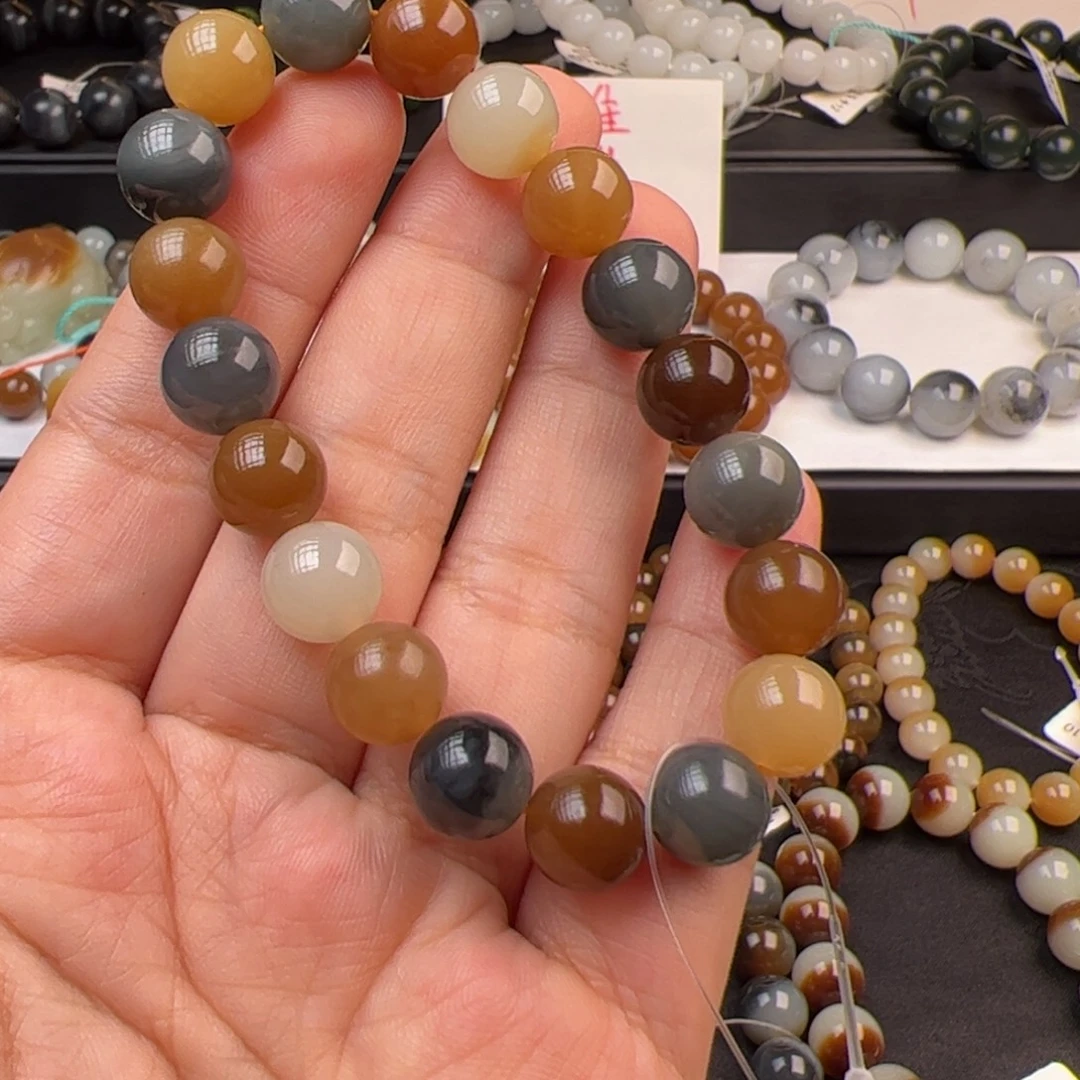 手链未镶嵌和田玉新疆楼兰卡10