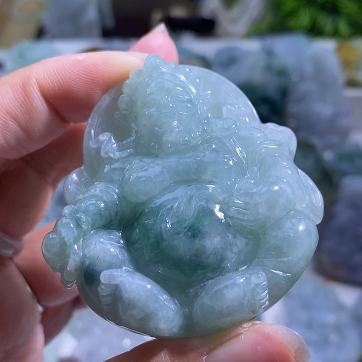 【闪购商品】翡翠挂件未镶嵌黄财神