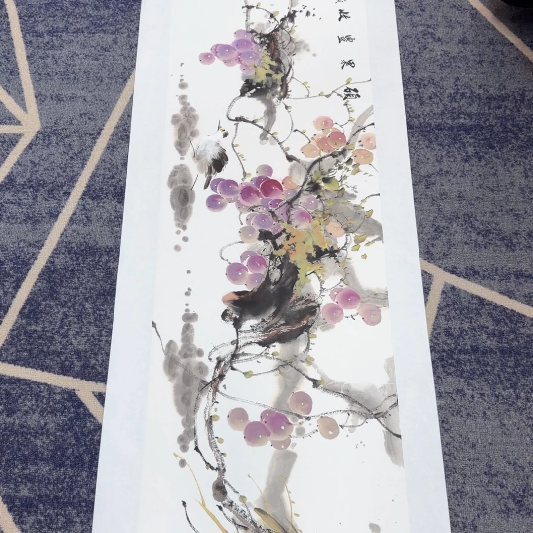 国画国画作品山水花鸟