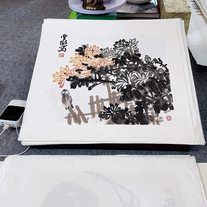 国画张圣敏先生纯手绘作品