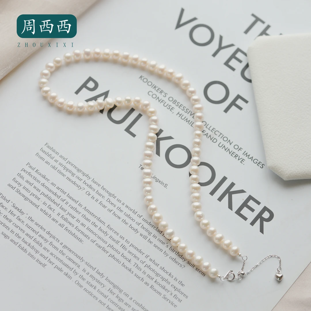 周西西天然淡水珍珠项链女送妈妈闺蜜女友锁骨轻奢优雅百搭13835