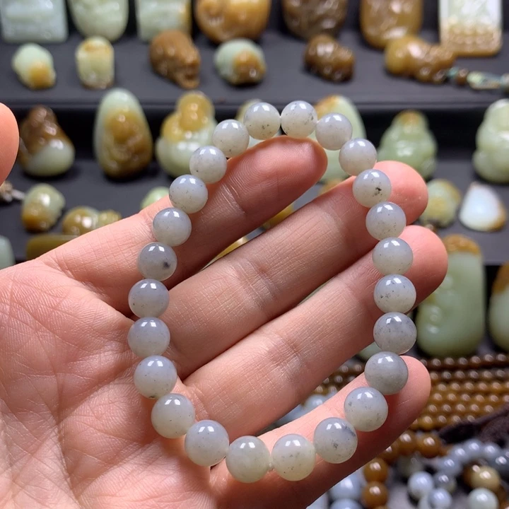 和田玉未镶嵌手串