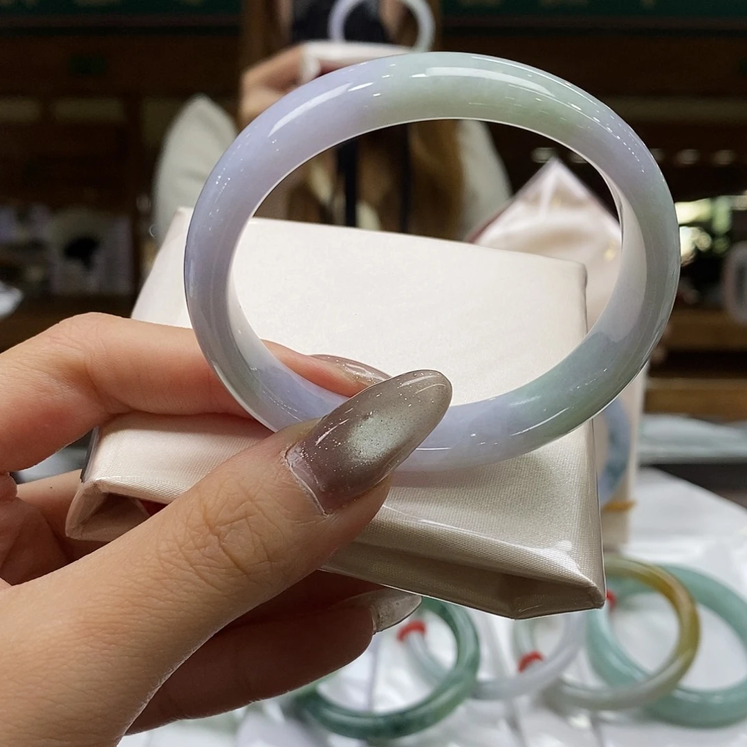 翡翠未镶嵌手镯55-57