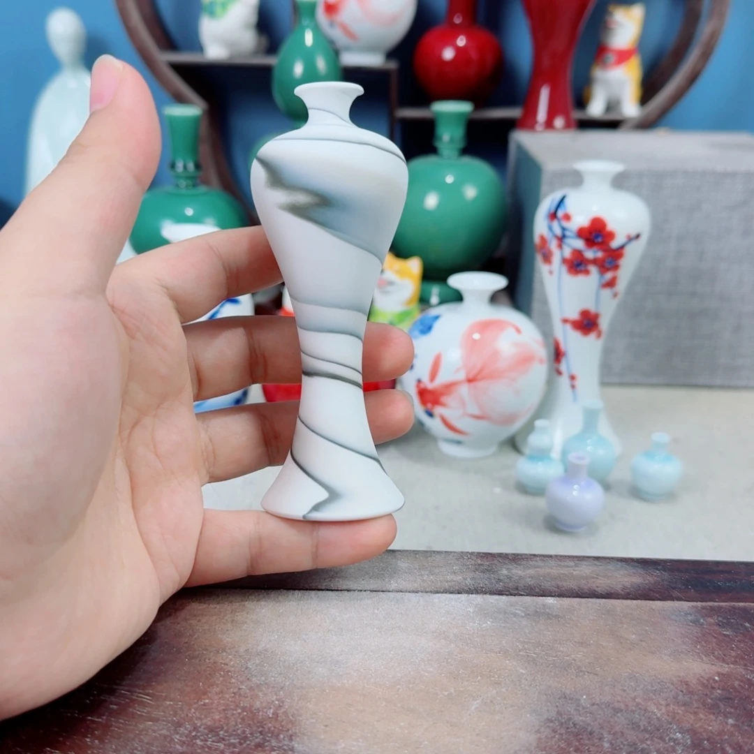 陶瓷手工小花器摆件