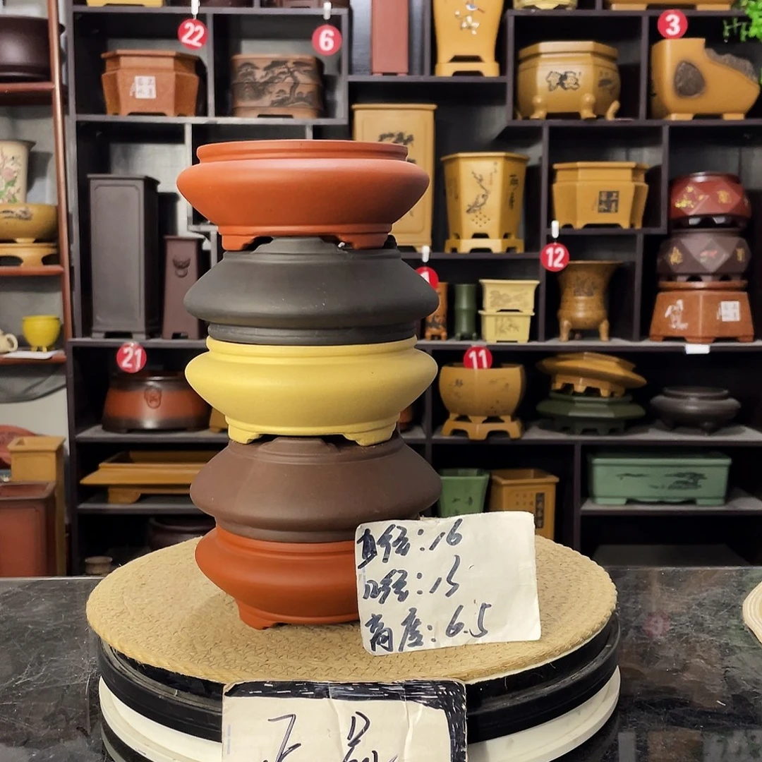 D-盆尚好紫砂花盆