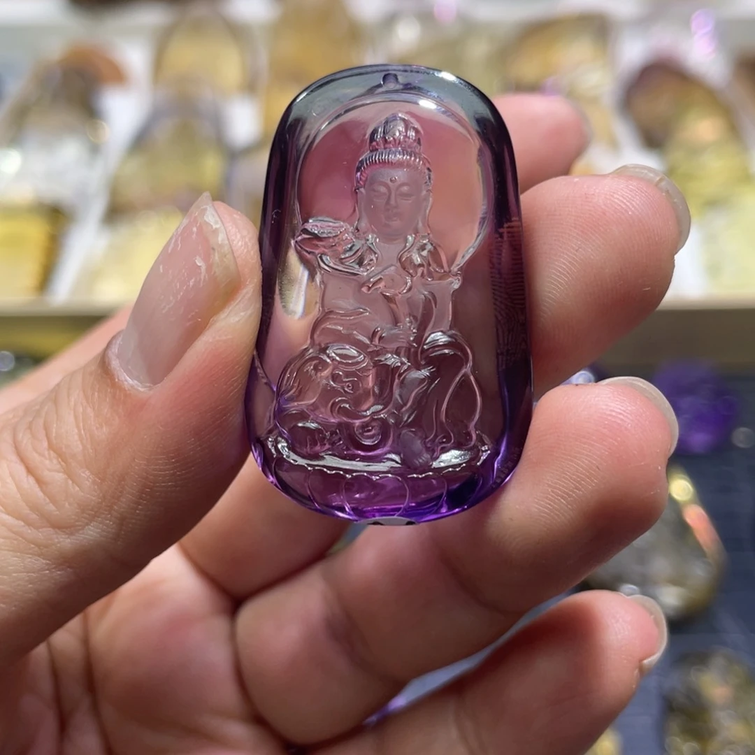 水晶颈饰未镶嵌定制