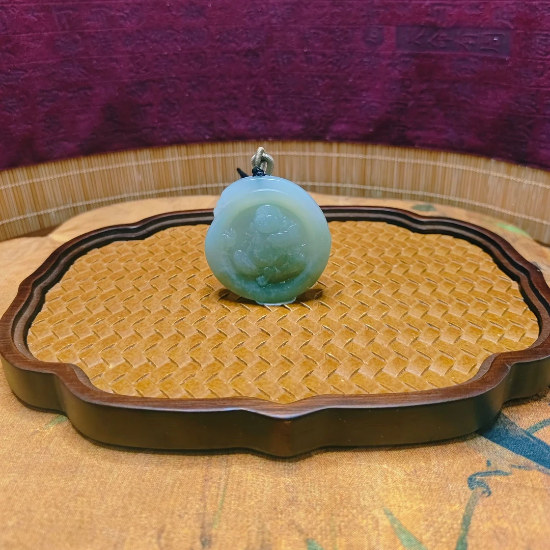 U和田玉佛公吊坠1342