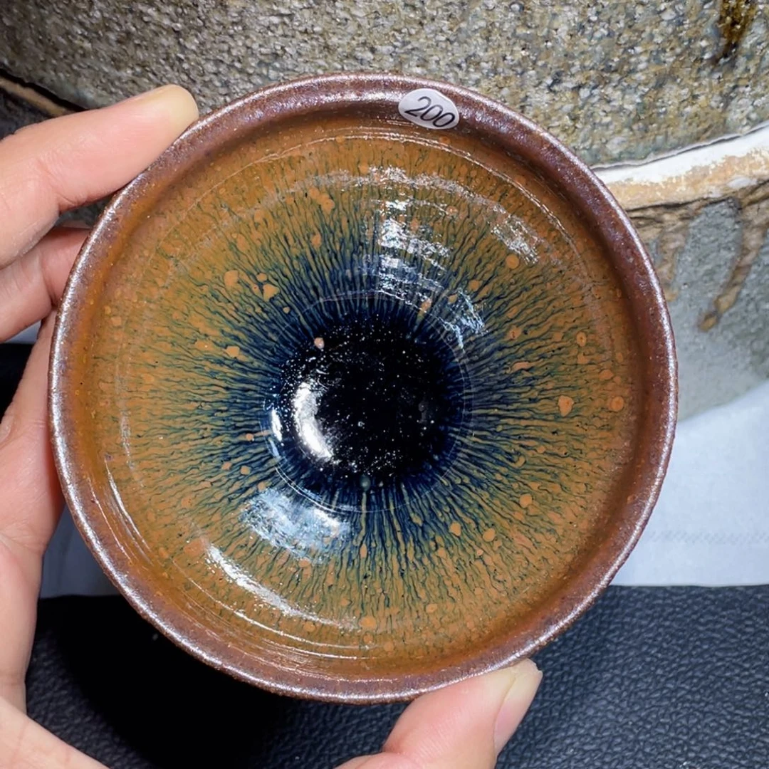 文***刘茶盏龙窑柴烧建盏200